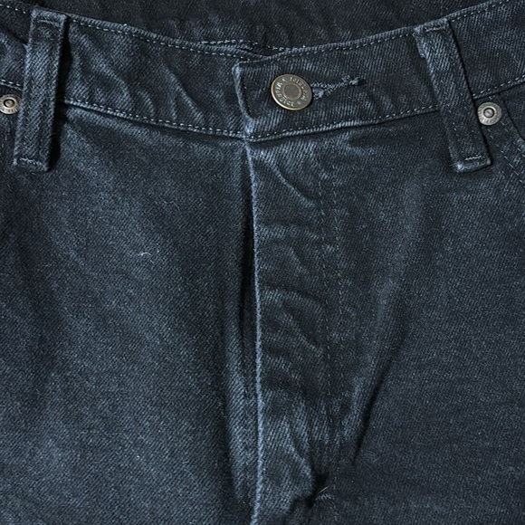 Men’s Wrangler Black Jeans Sz 34x32 - Picture 3 of 10